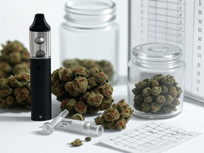 Best Cannabis Vapes in Los Angeles: Are They Equal? Premium cannabis vape pen with STIIIZY and cannabis buds in jars, lab-tested, for weed delivery Los Angeles