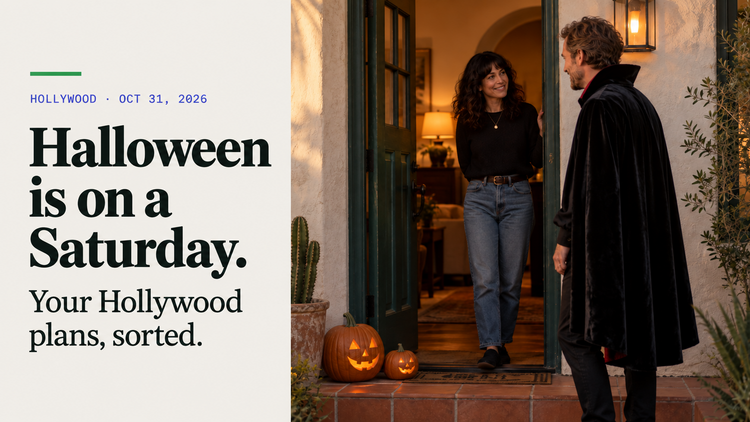 Halloween Is on a Saturday: Your Hollywood Guide for 2026