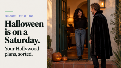 Halloween Is on a Saturday: Your Hollywood Guide for 2026